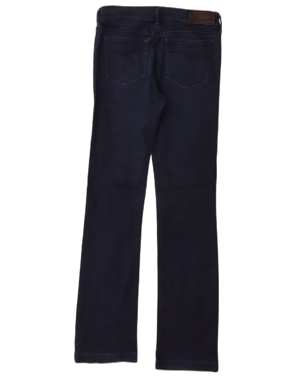 Diesel feminino Bootzee Regular Slim Bootcut Jeans W26 L34 Azul Marinho Algodão
