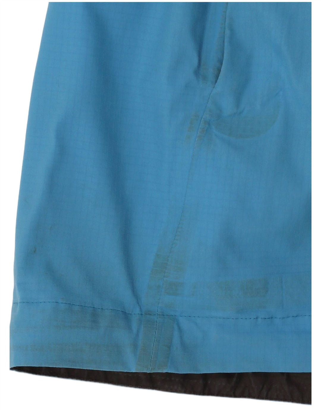 Jaqueta de chuva masculina Patagonia com capuz UK 38 nylon azul médio