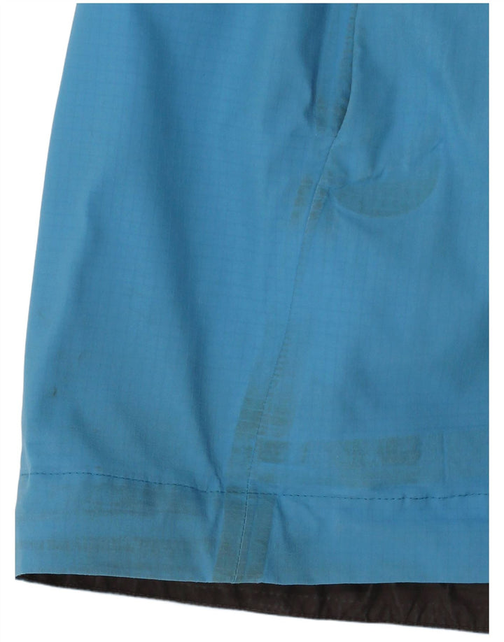 Jaqueta de chuva masculina Patagonia com capuz UK 38 nylon azul médio