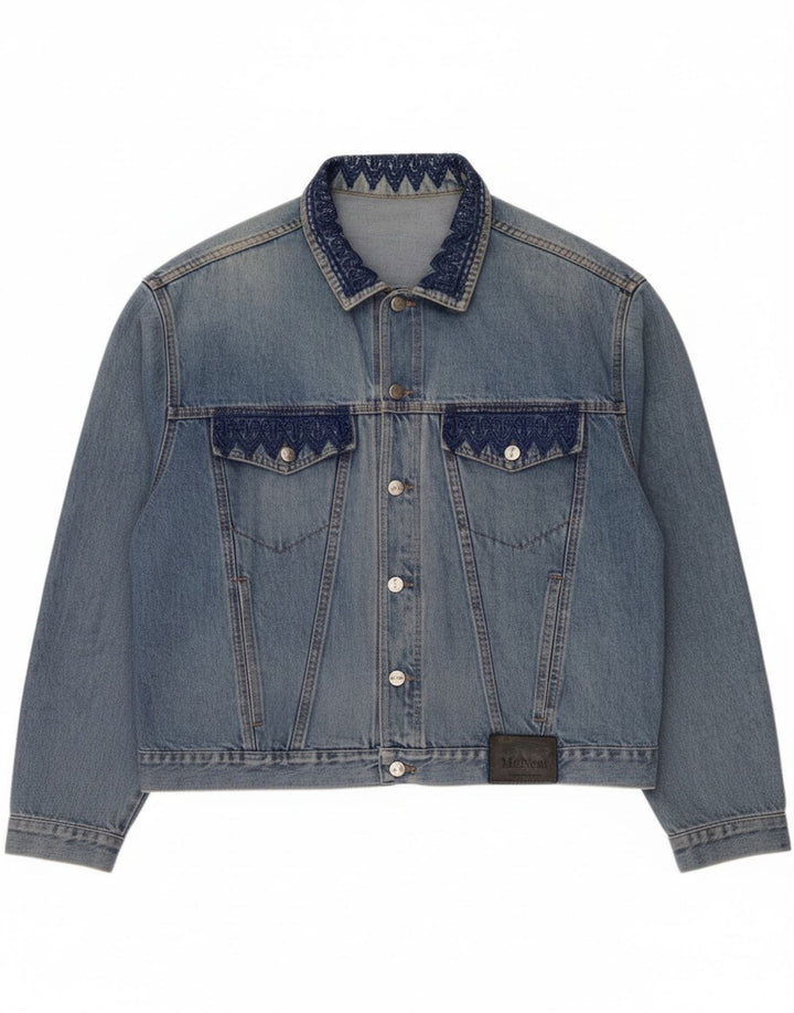 Jaqueta jeans feminina MC Neal UK 20 2XL azul