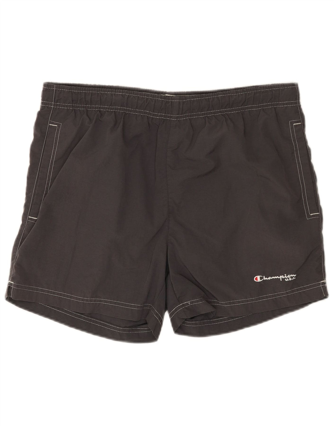 Shorts de natação masculino Champion grande cinza poliamida