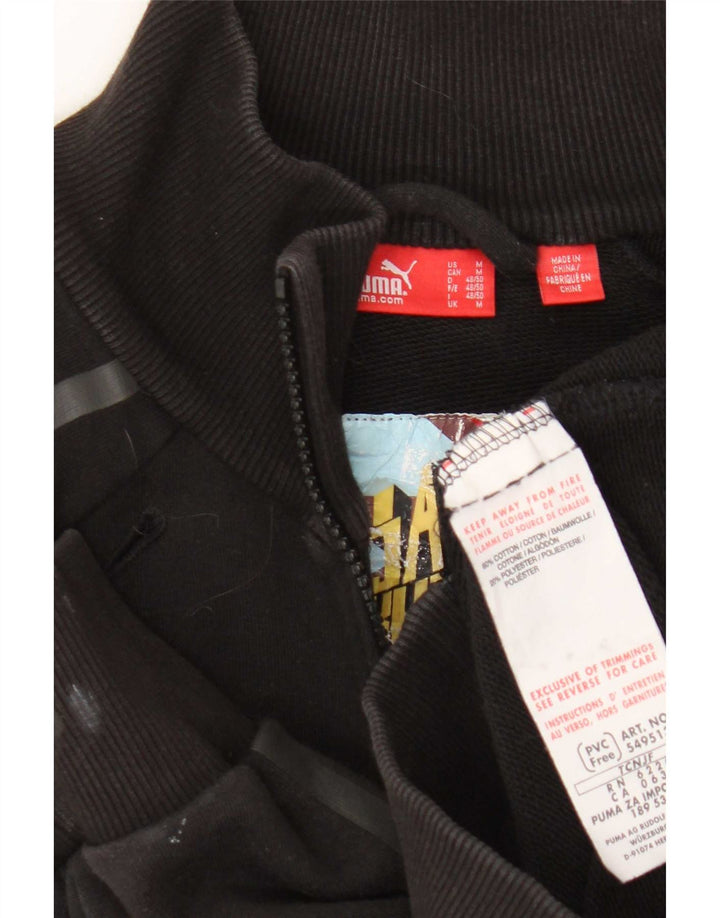Puma Mens Tracksuit Top Jacket Médio Algodão Preto