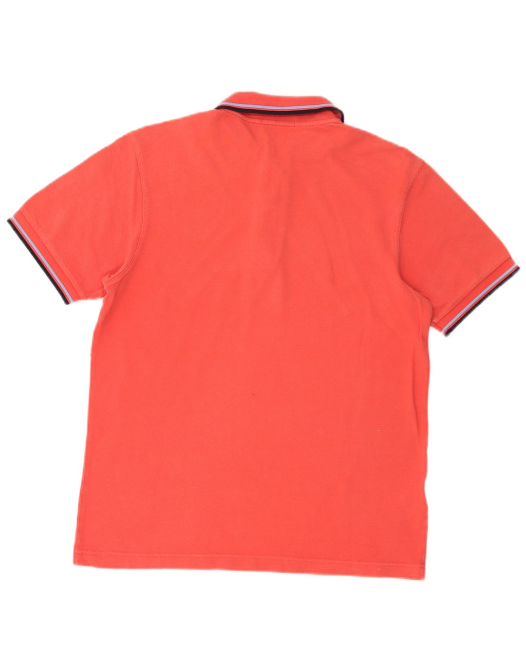 Camisa polo masculina Fred Perry de algodão listrado vermelho médio