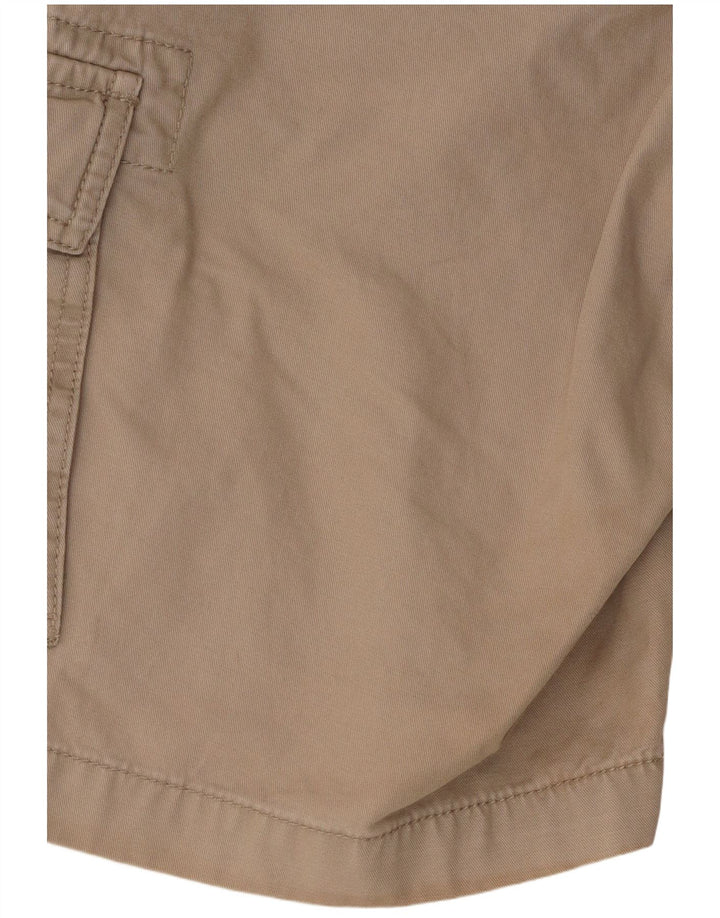 Shorts cargo masculino de ajuste regular da Dack IT 48 médio W32 algodão bege