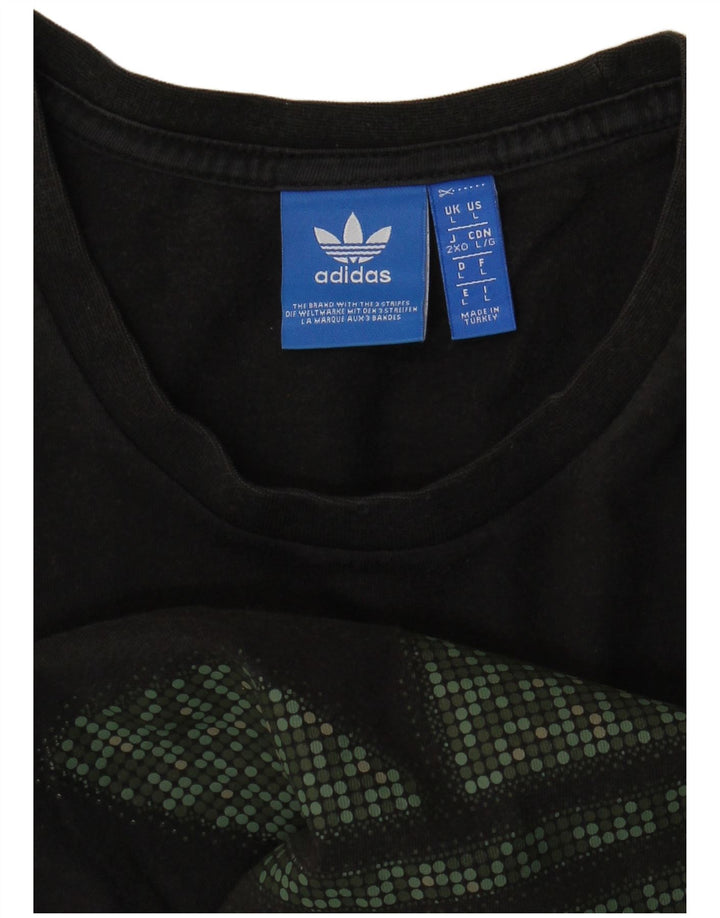 Camiseta Adidas Masculina Graphic Top Grande Preto