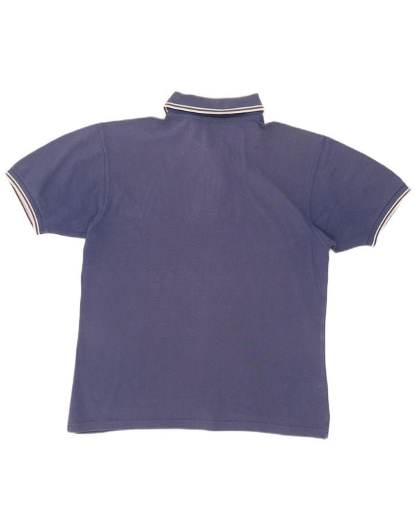 Camisa pólo masculina Fred Perry azul médio