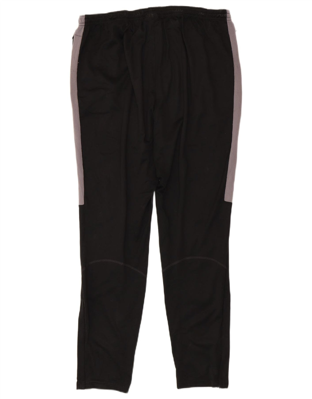Calça de treino masculina Nike Dri Fit XL preta colorblock poliéster