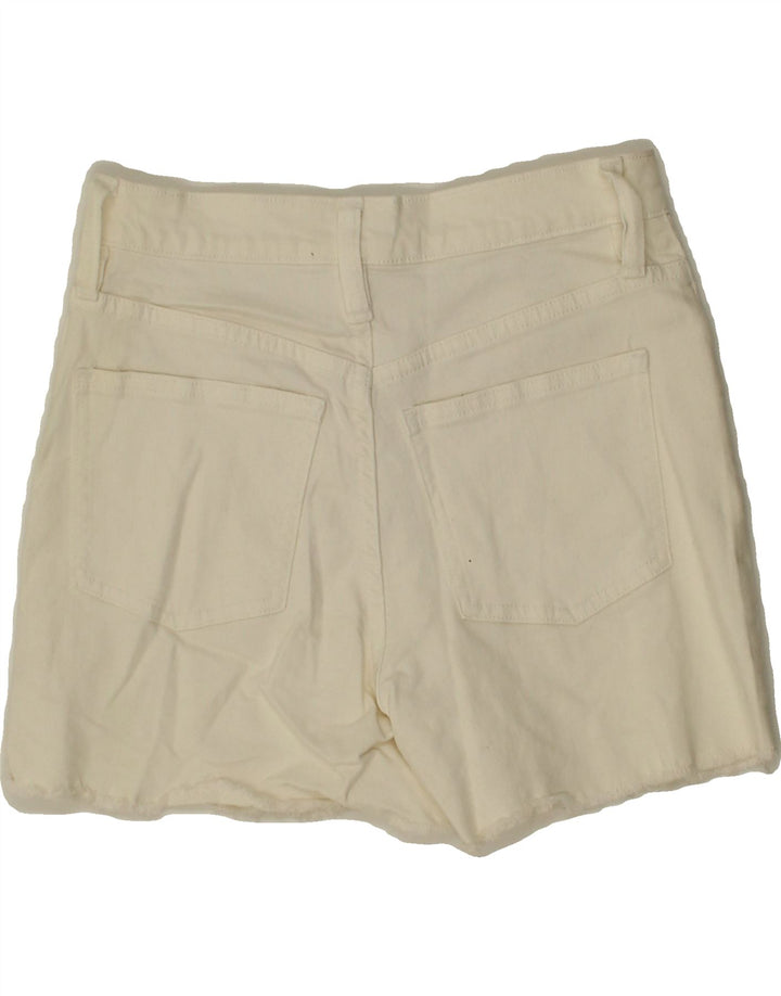 J. CREW Womens Denim Shorts W24 XS White Cotton Vintage J. Crew and Second-Hand J. Crew from Messina Hembry 