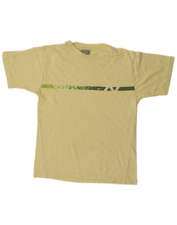 Camiseta Nike Boys Graphic Top 10-11 Anos Médio Algodão Amarelo