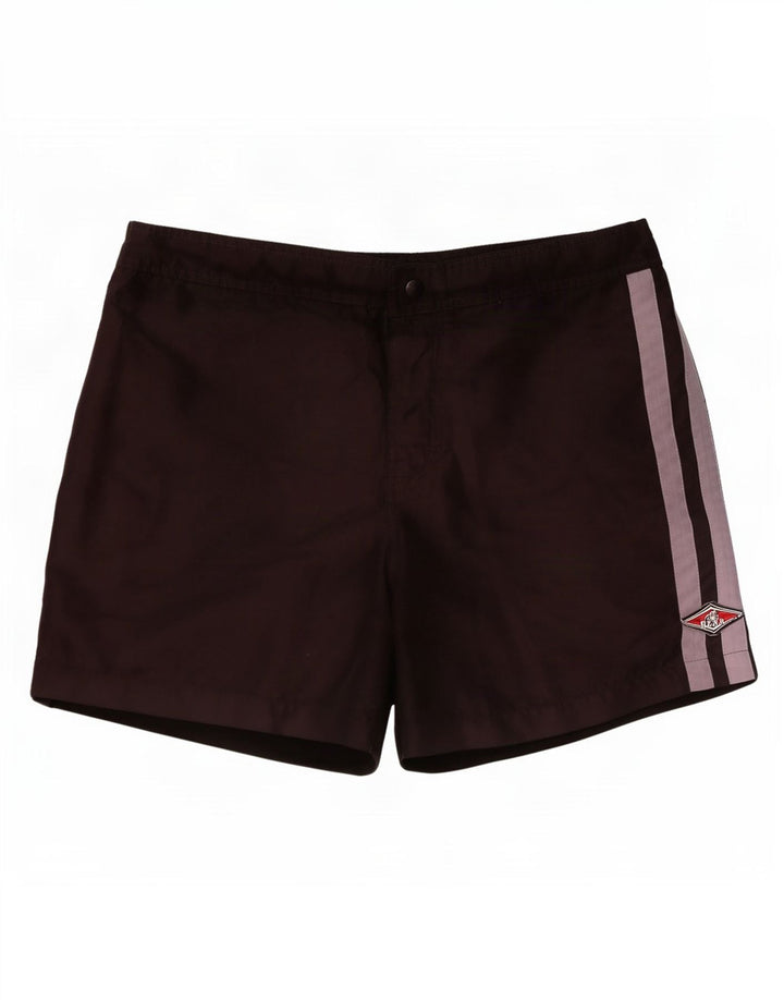 Shorts de natação masculino Bear médio preto colorblock