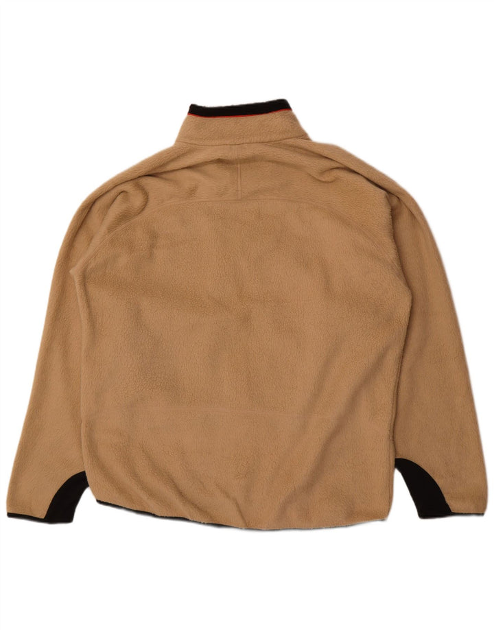 Jaqueta masculina Fila Fleece UK 44 2XL bege Colourblock
