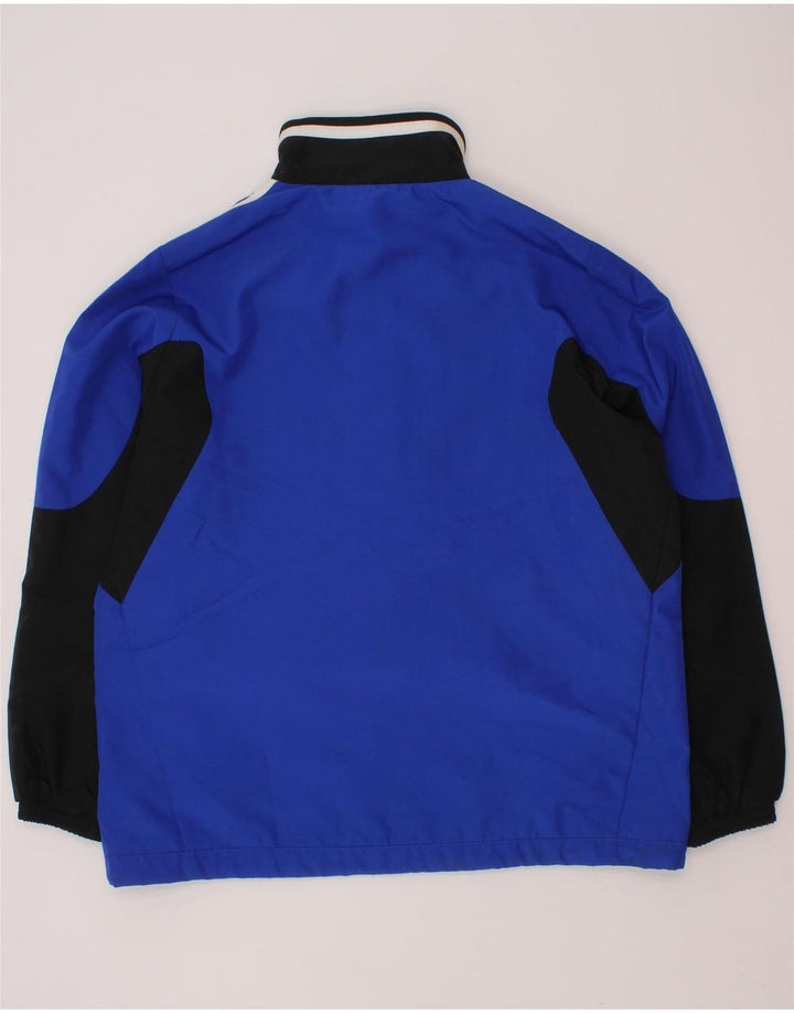 ADIDAS Meninos Treino Top Jaqueta 7-8 Anos Azul Colorblock Poliéster