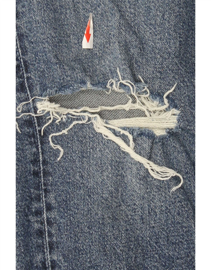 Calça jeans reta feminina Zara EU 40 médio W30 L28 algodão azul