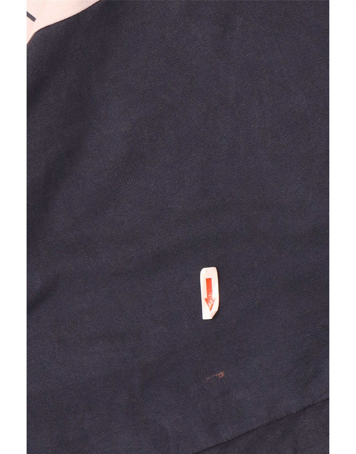 Fila moletom gráfico feminino jumper UK 16 grande bloco colorido multicolorido