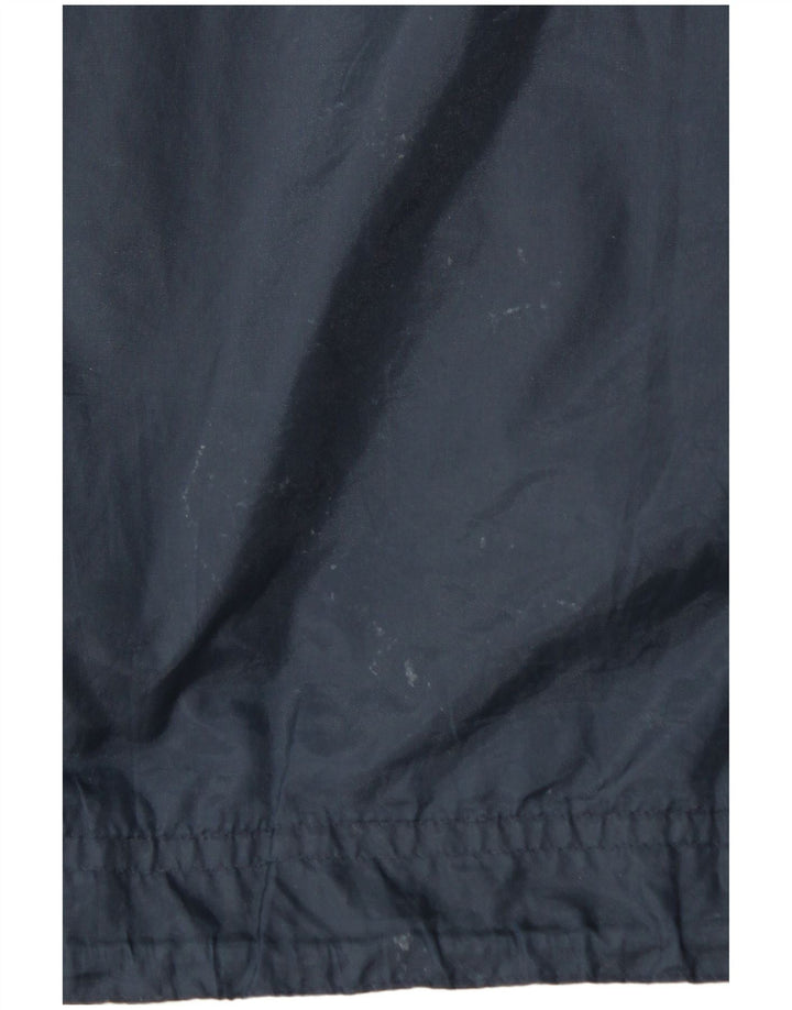 Marcel Clair Jaqueta masculina com capuz e moletom médio azul marinho Colourblock
