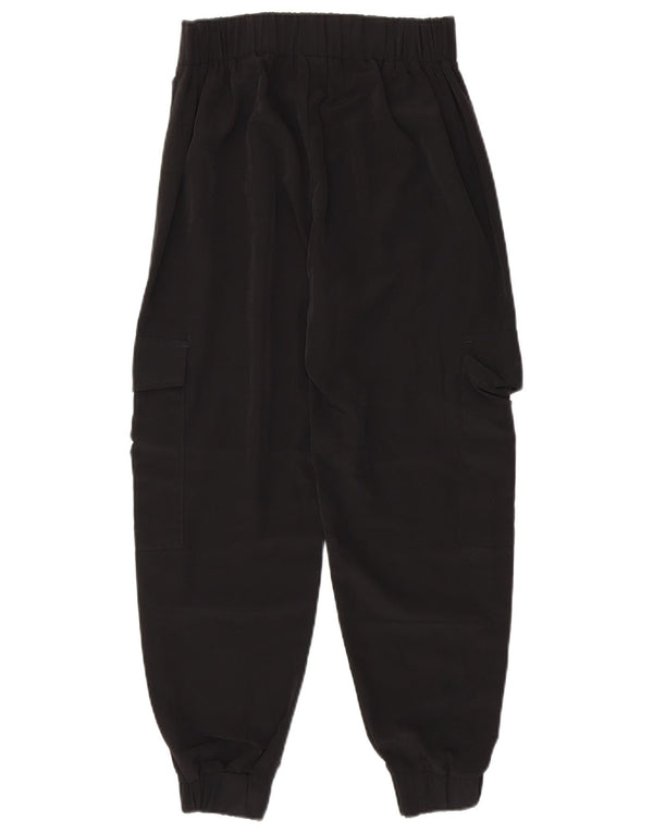 Calça jogger feminina Zara XS W24 L25 poliéster preto