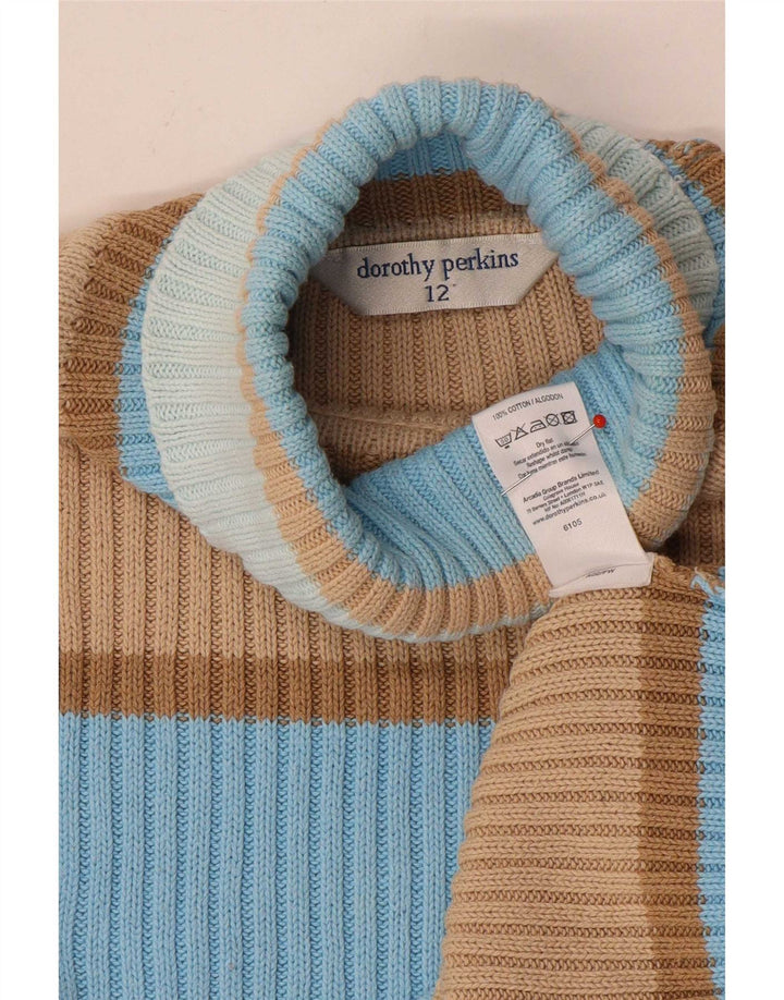 Suéter feminino Dorothy Perkins com gola redonda Reino Unido 12 médio multicolorido