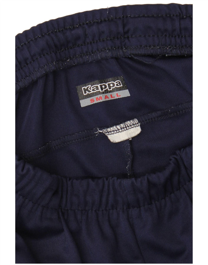 Calça de treino Kappa masculina gráfica pequena azul marinho