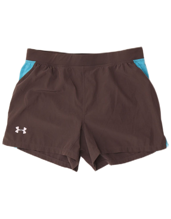 Shorts esportivos masculinos Under Armour Heat Gear XL cinza colorblock