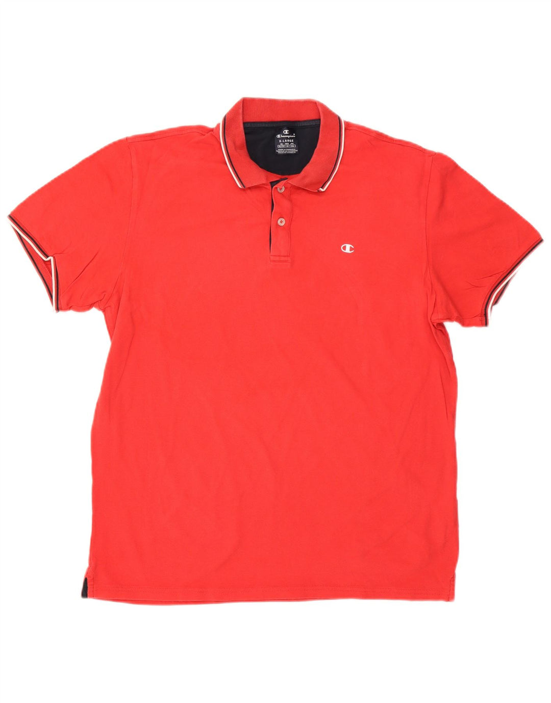 Camisa polo masculina CHAMPION XL algodão vermelho