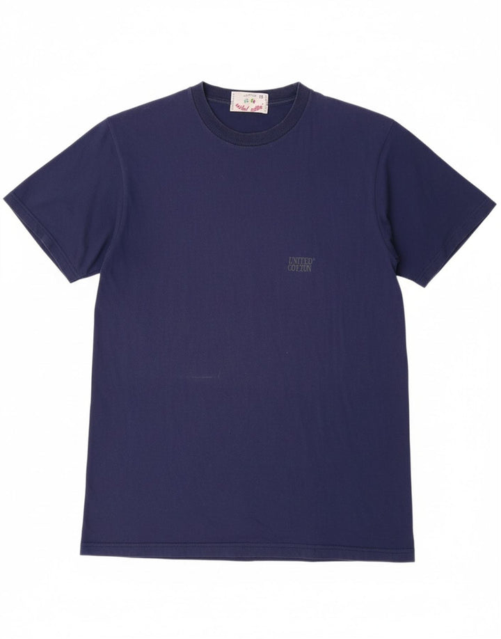 Camiseta masculina BENETTON azul marinho médio