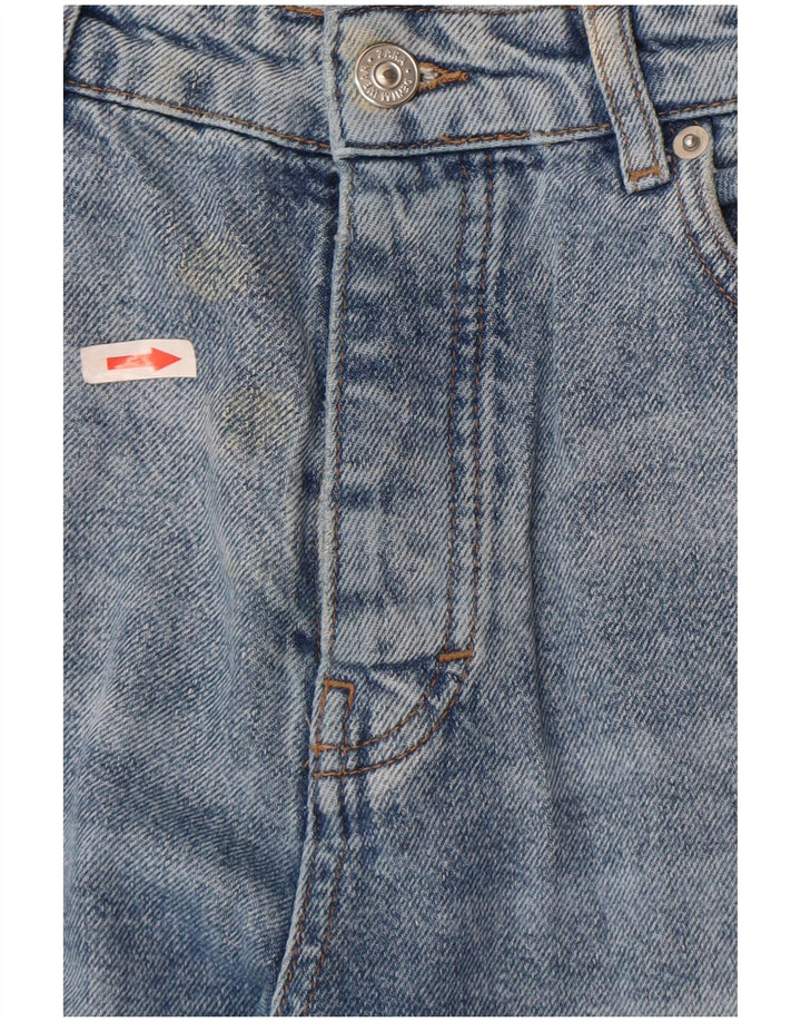 Calça Jeans Solta Feminina Zara EU 38 Pequeno W28 L27 Azul