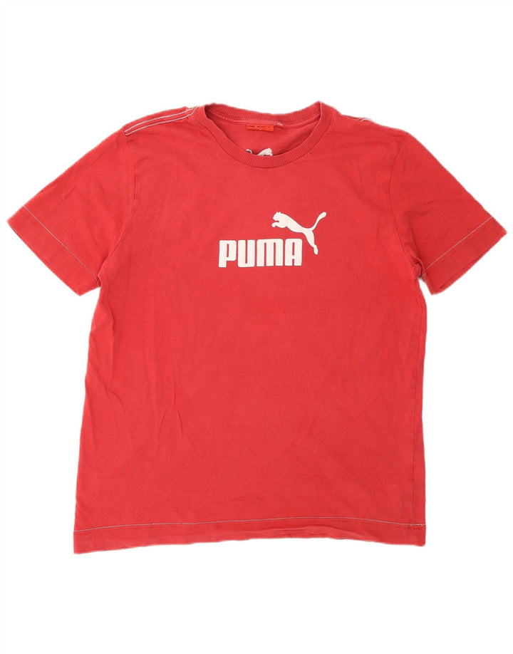 Puma Camiseta Masculina Graphic Top Médio Vermelho