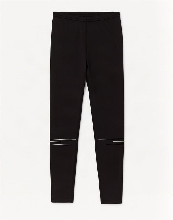 Adidas Womens Climalite Leggings UK 10 Pequeno Azul Marinho Poliéster