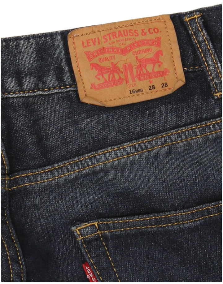 LEVI'S Boys The Knit Straight Jeans 15-16 Anos W28 L28 Azul Algodão