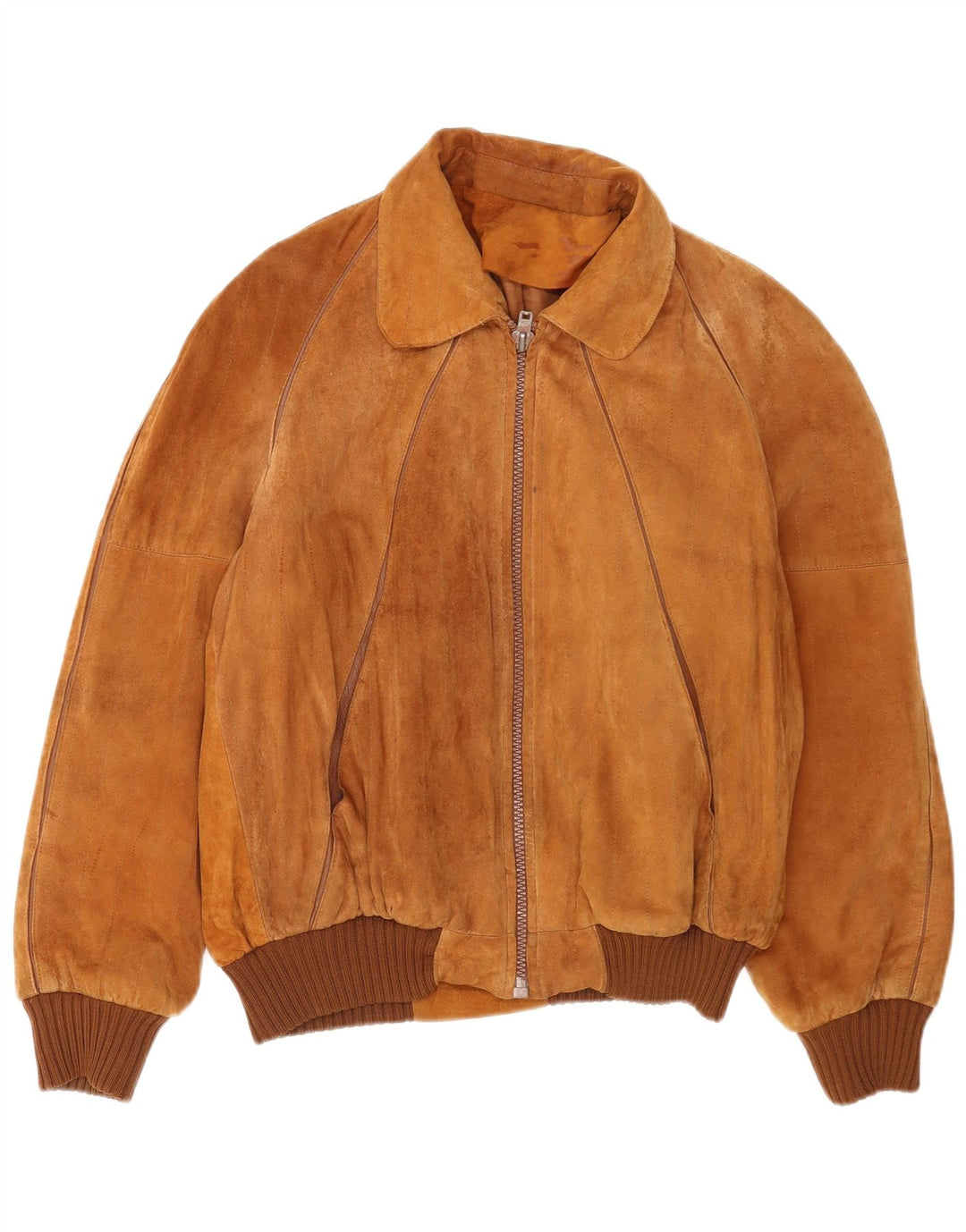 Jaqueta bomber masculina Zanella em camurça IT 50 grande marrom