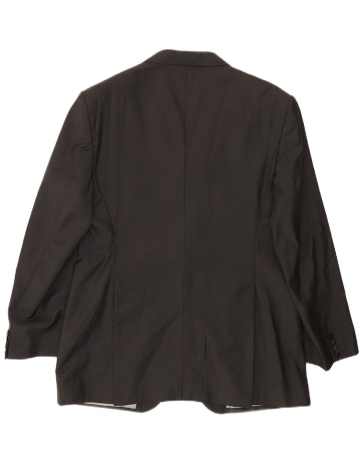 Jaqueta Blazer Masculina Ferre Ittierre 2 Botões IT 60 5XL Lã Cinza