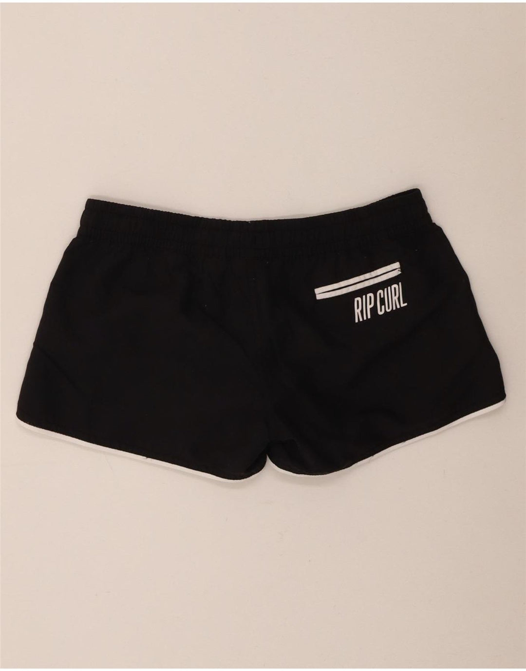 Shorts esportivos femininos Rip Curl UK 8 pequenos pretos