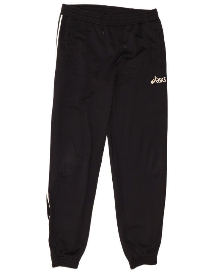 Calça de treino masculina Asics joggers pequeno poliéster preto