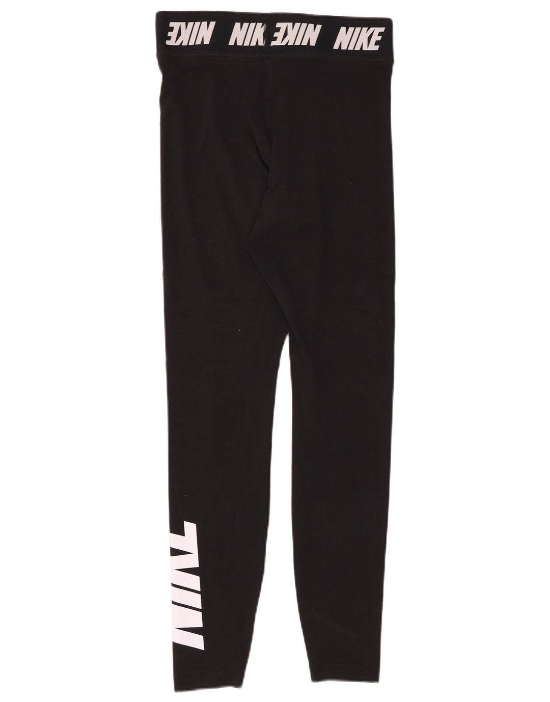 Leggings femininas Nike Graphic UK 8 pequenas de algodão preto