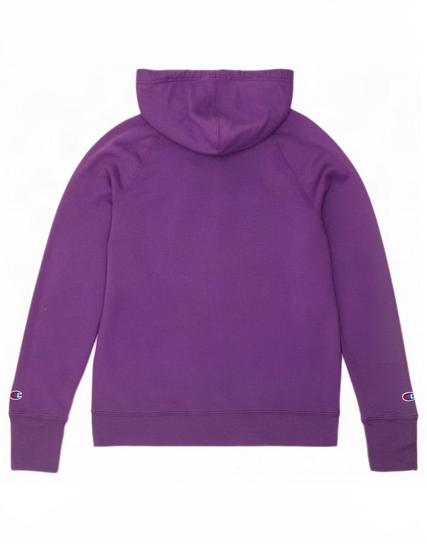 Jumper com capuz gráfico feminino Champion UK 10 pequeno roxo