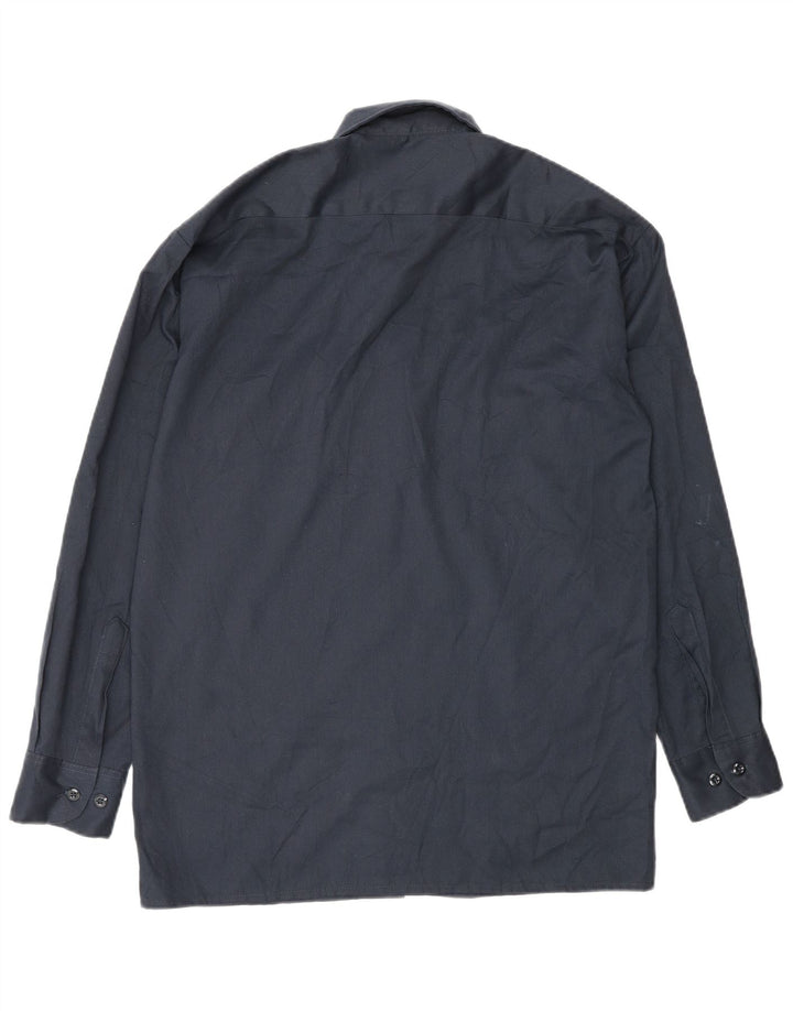 Camisa masculina Dickies pequena azul marinho poliéster