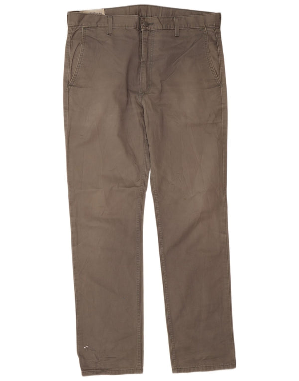 Calça Chino Regular Masculina Levi's W36 L32 Algodão Cinza