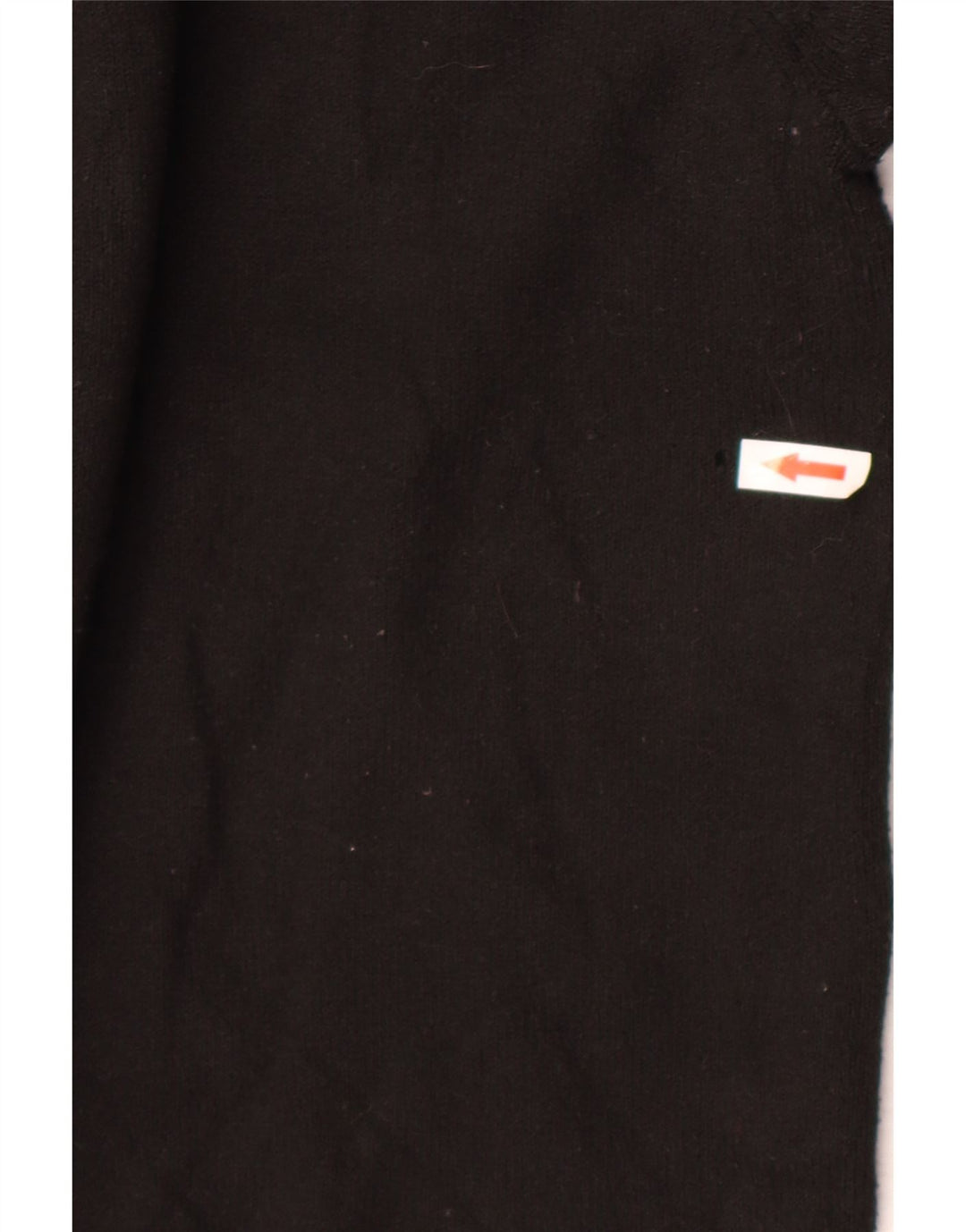 Suéter masculino Marks & Spencer com gola redonda, pequeno poliéster preto