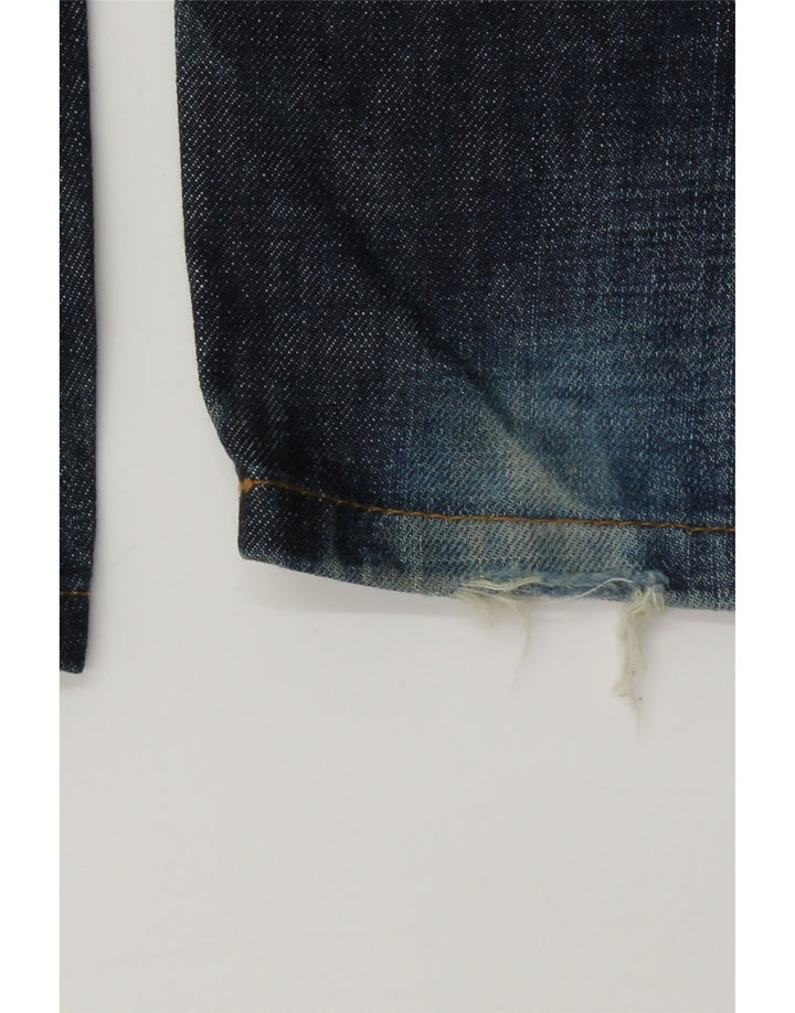 Fat Face Mens Slim Jeans W32 L34 Azul Marinho Algodão