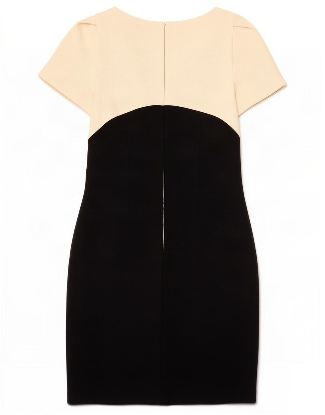 Vestido bainha feminino Luisa Spagnoli IT 44 médio branco colorblock lã