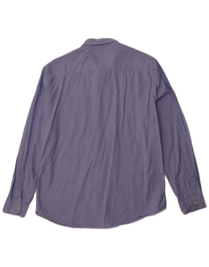 Camisa masculina JACK & JONES XL algodão azul
