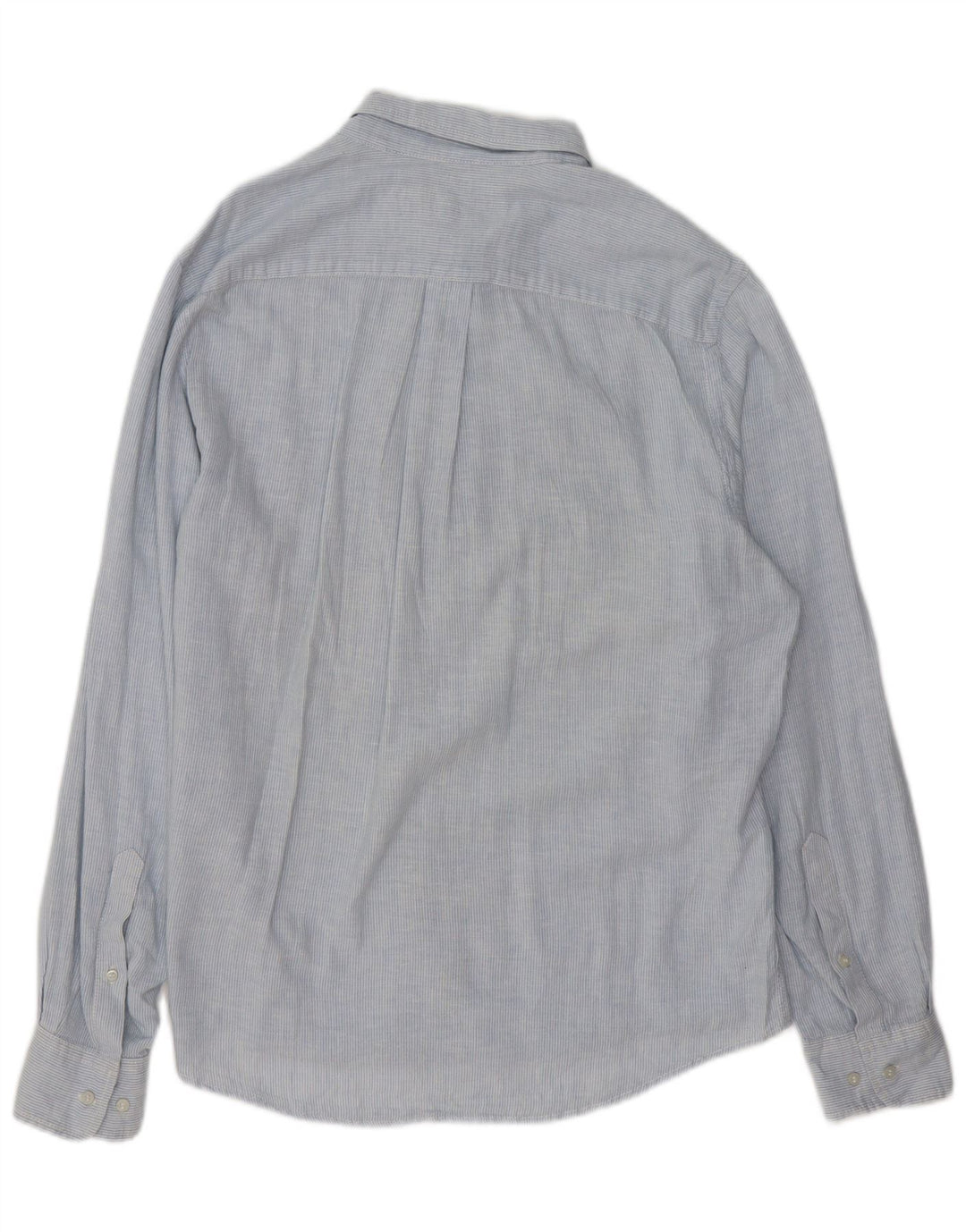 Camisa masculina MURPHY & NYE XL de algodão listrado azul