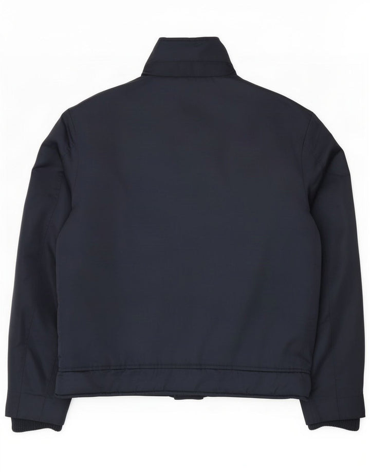 Jaqueta acolchoada masculina Zara UK 40 grande azul marinho