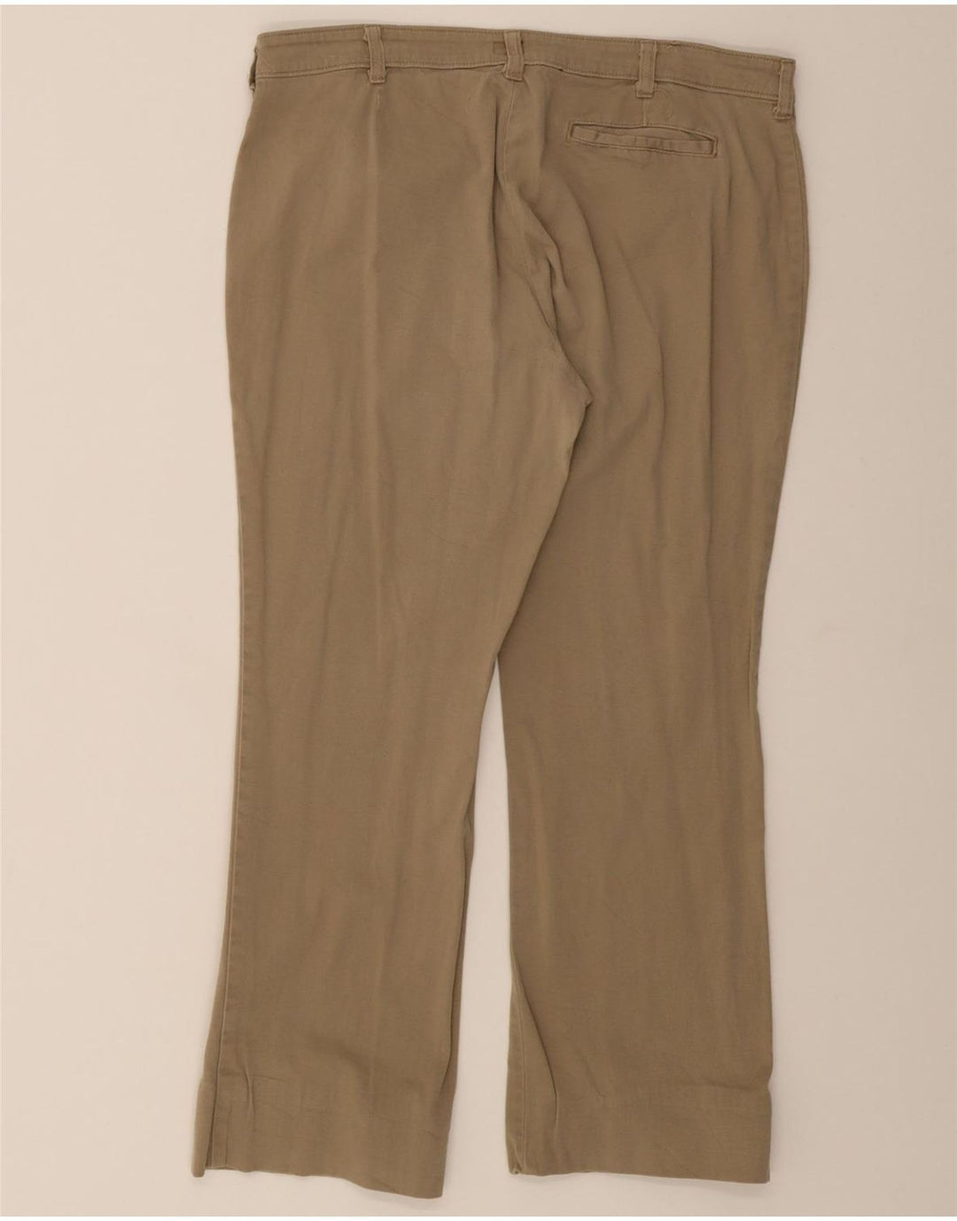 DICKIES Womens Bootcut Casual Trousers US 14 XL W36 L28 Beige Cotton Vintage Dickies and Second-Hand Dickies from Messina Hembry 