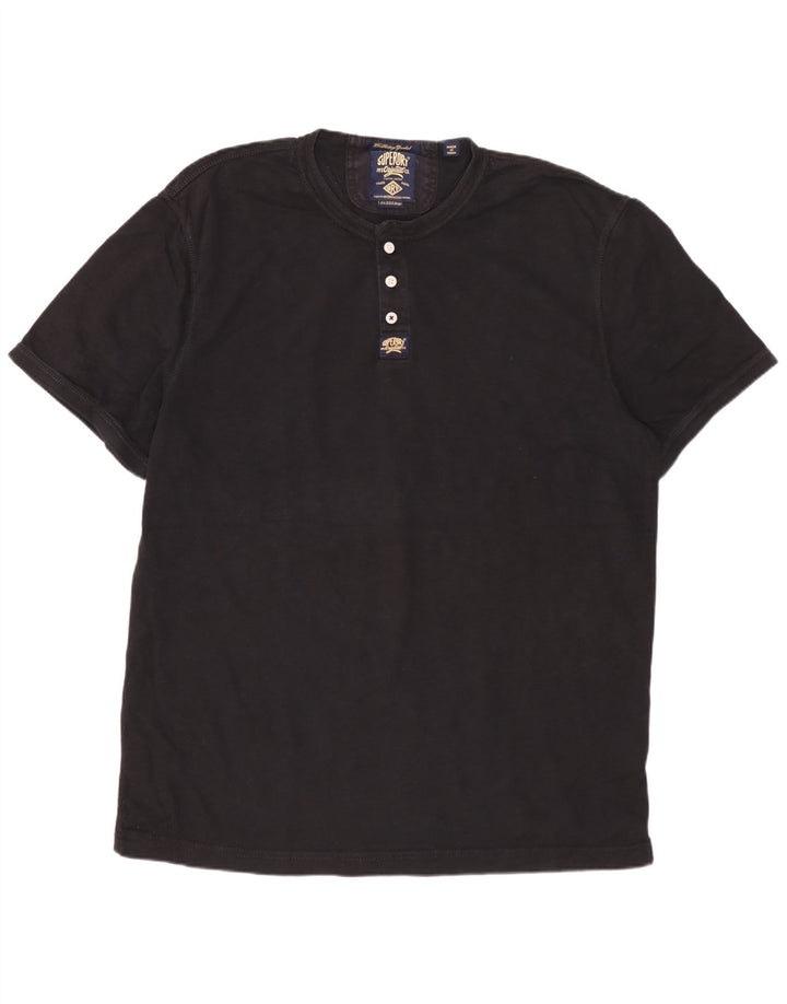 Camiseta masculina SUPERDRY Top 3XL algodão preto