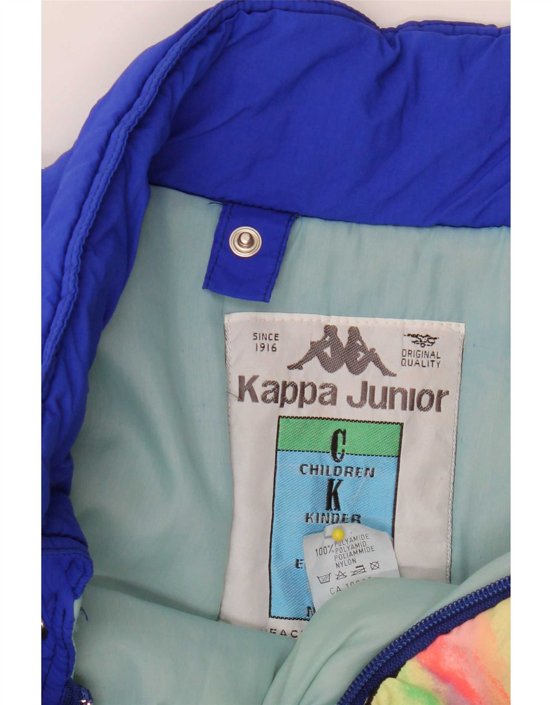 Jaqueta de esqui Kappa Boys Graphic Relaxed Fit 15-16 anos Azul Colourblock