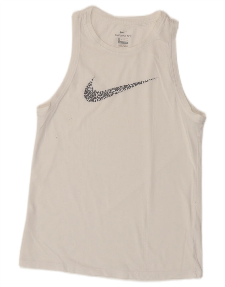 Colete gráfico feminino NIKE Dri Fit UK 6 XS branco