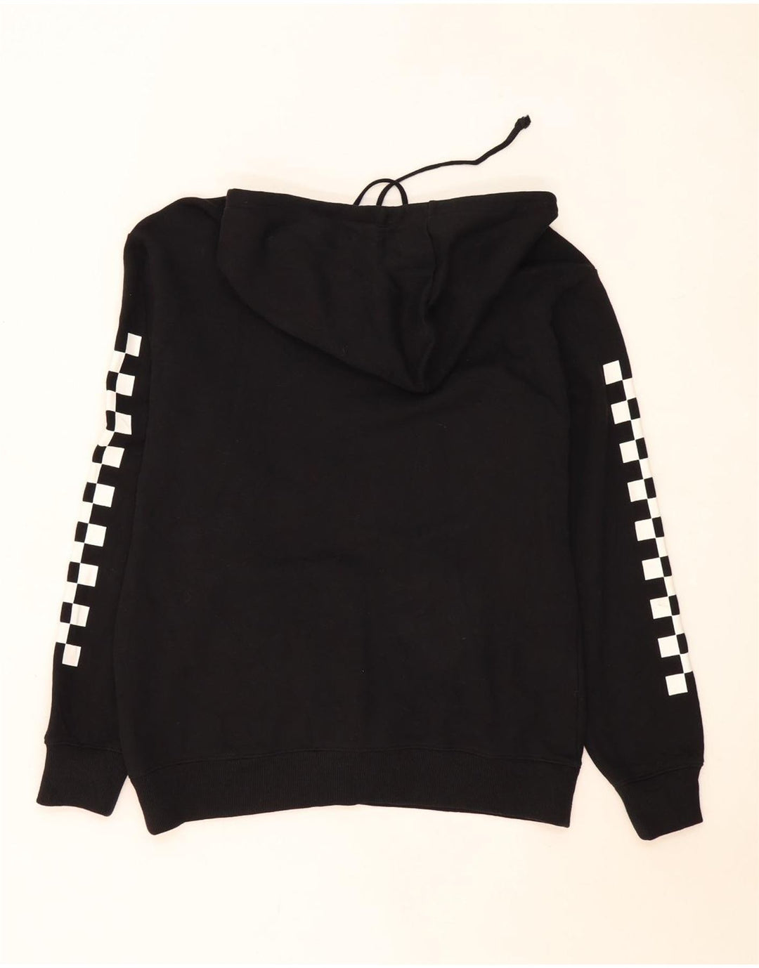 Vans Mens Graphic Hoodie Jumper Médio Preto Geométrico Algodão