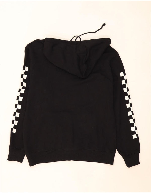 Vans Mens Graphic Hoodie Jumper Médio Preto Geométrico Algodão
