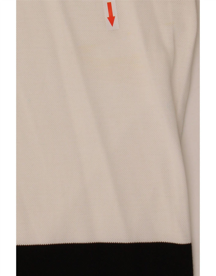 Camisa polo masculina Hugo Boss grande algodão colorblock multicolorido